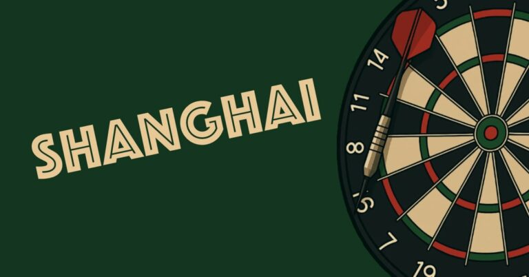 Bannière du jeu de fléchette le Shanghai