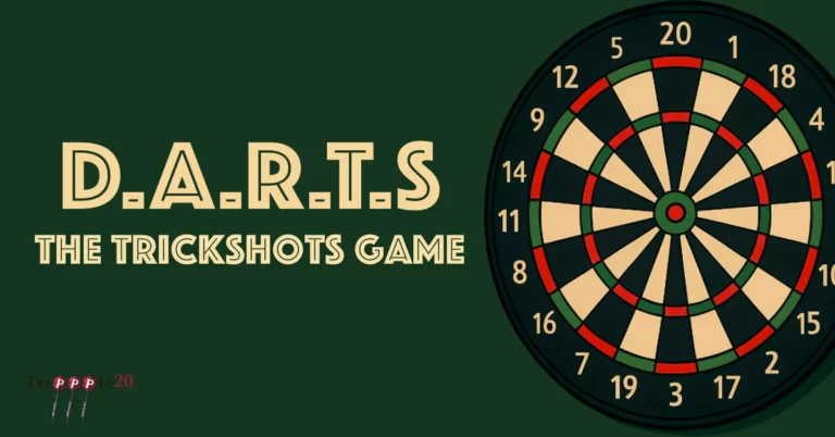 Règles du jeu D.A.R.T.S aux fléchettes, version trick shots entre amis